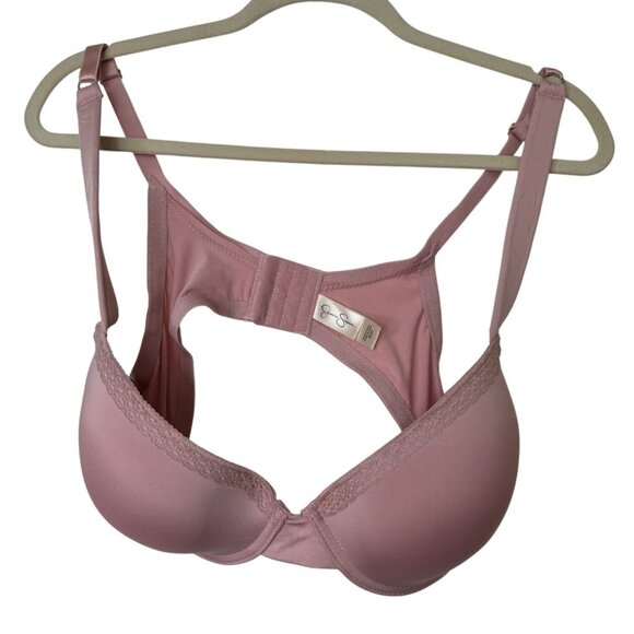 Jessica Simpson Light Pink 42D Underwire Padded Bra With Adjustable Straps - Picture 1 of 6